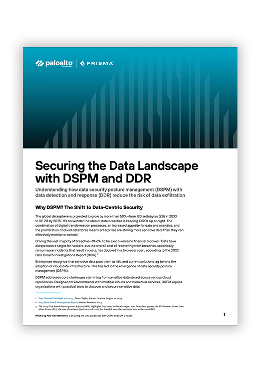 Protección de los datos con DSPM y DDR