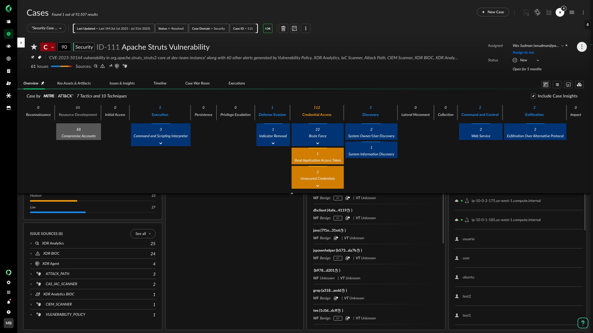 real time threat detection