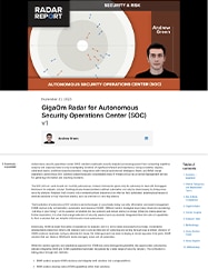 GigaOm Radar sobre el centro de operaciones de seguridad (SOC) autónomo, 2024