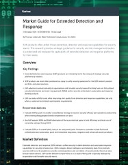 Guía de Gartner<sup>®</sup> de 2024 sobre el mercado de las soluciones de detección y respuesta ampliadas