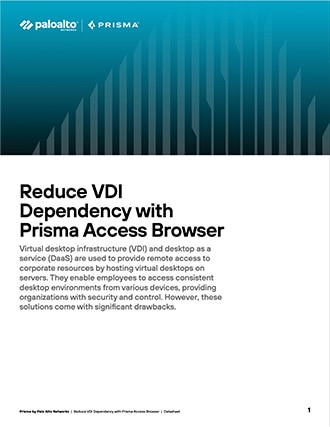 Reduzca la dependencia de VDI con Prisma Browser